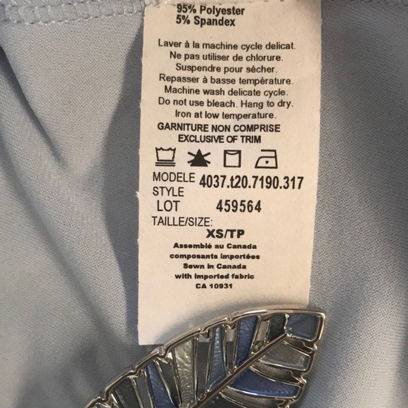 Laura Petites XS Baby Blue Tank Top - Picture 5 of 5